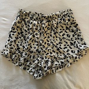 Cheetah print shorts
